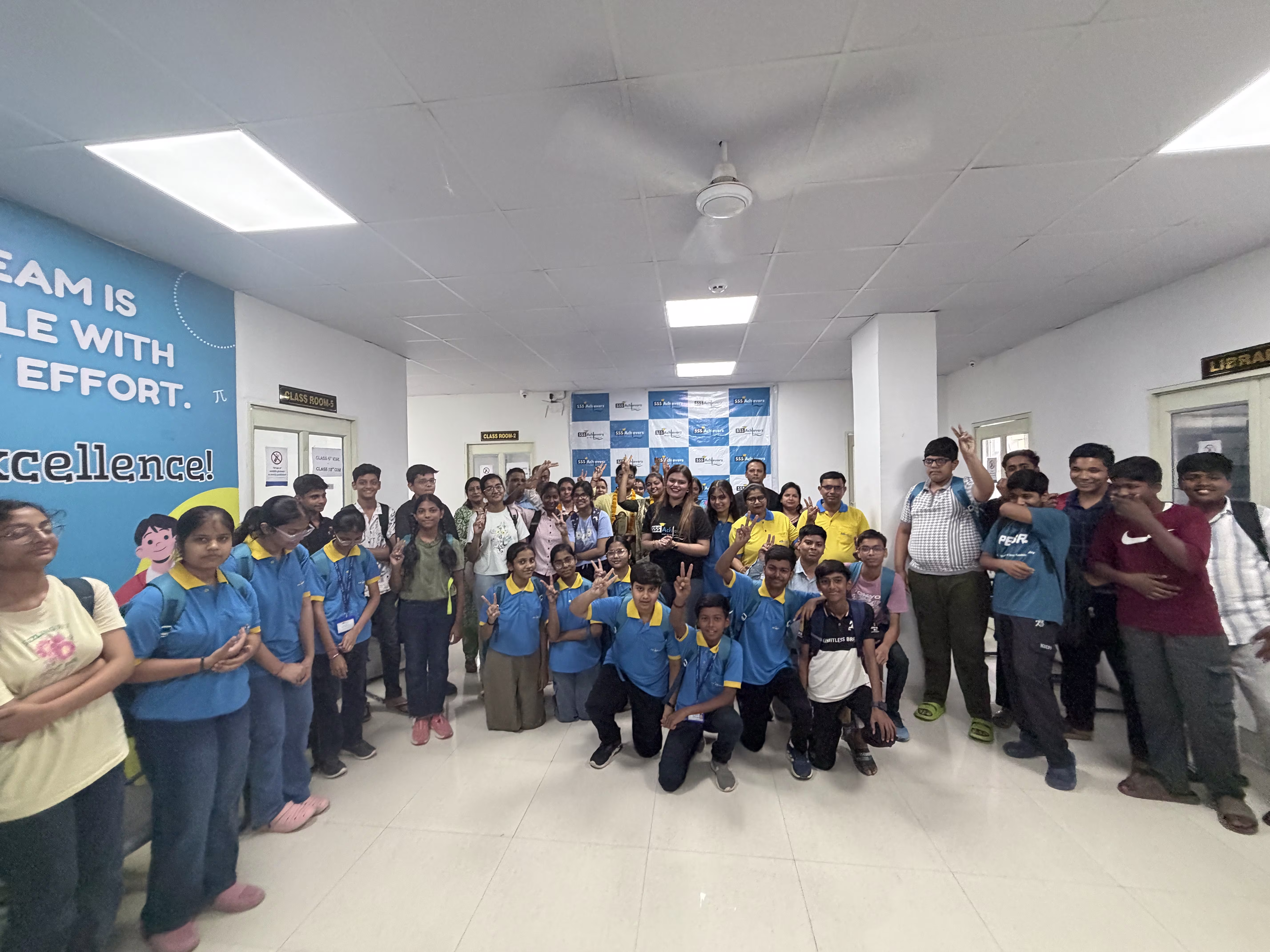 SSS Achievers CBSE students celebrating board exam results in Ghazipur — top scorers at the best CBSE coaching centre in Ghazipur UP